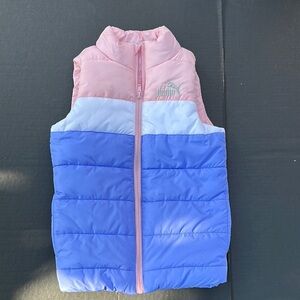 New Girls Puma Two-Tone Pink and Blue Vest SZ 7/8